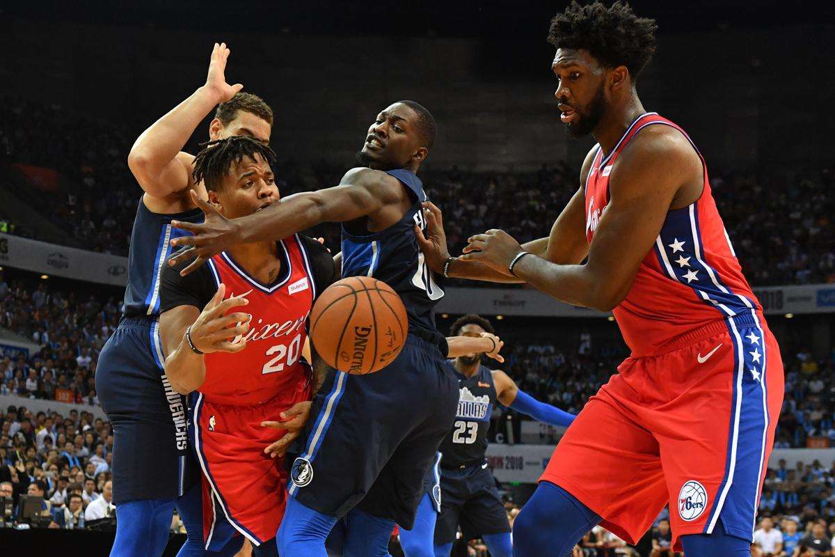 山西队横扫江苏队，恩比德扛起全队